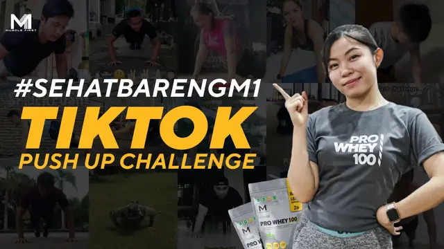 Push Up Challenge viral di TikTok/dok.  @musclefirstofficial