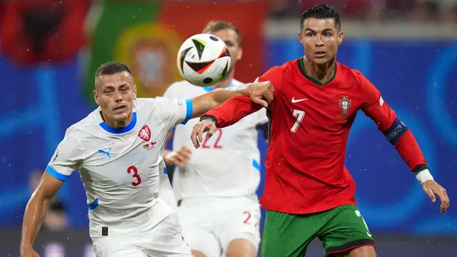 Portugal vs Rep Ceko di Euro 2024