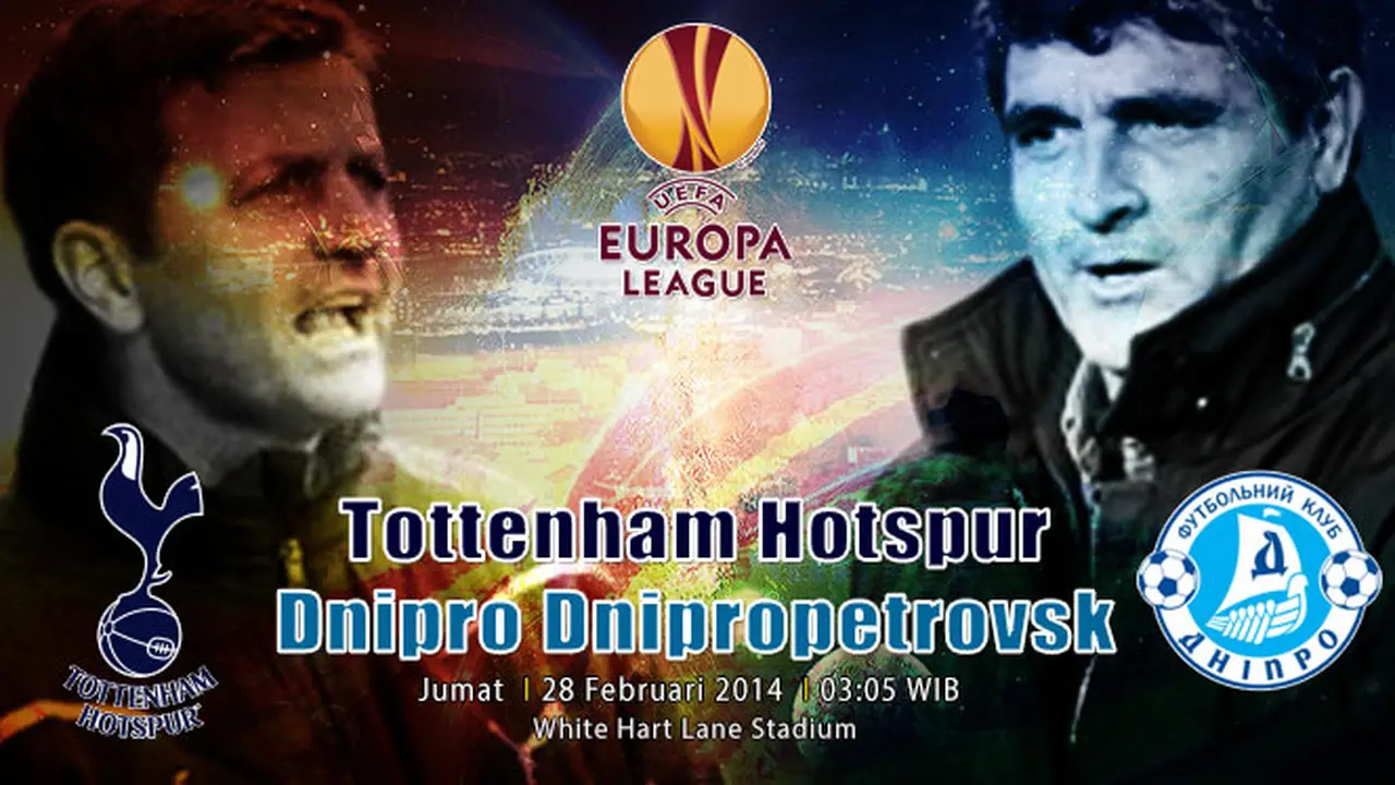 Liga Eropa: Tottenham Hotspur vs Dnipro Dnipropetrovsk 
