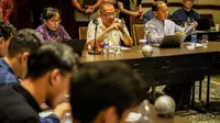 Suasana diskusi pada Focus Group Discussion dengan tema Starting Business yang merupakan rangkaian kegiatan Asian-African Legal Consultative Organization (AALCO) ke-61 di Bali, Rabu (11/10/2023). (Ist)