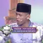 Dengan Penuh Penghayatan Dalam Membawakan Tausiyah, Fauzan (Rokan Hilir) Mendapatkan Posisi Teratas pada Top 18 Kloter 3. (Indosiar)