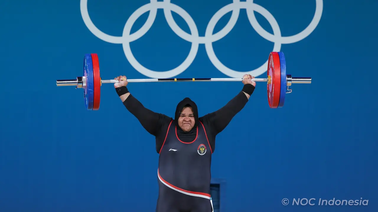 Lifter Indonesia di Olimpiade 2024 Paris, Nurul Akmal.