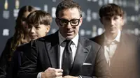 Mantan penyerang Italia, Alessandro Del Piero, tiba di acara Globe Soccer Awards di Dubai pada 27 Desember 2024. (FADEL SENNA/AFP)