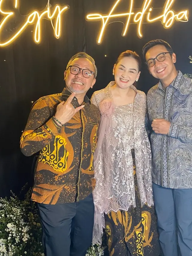 Adiba Kanza menikah dan dihadiri beberapa rekan selebriti