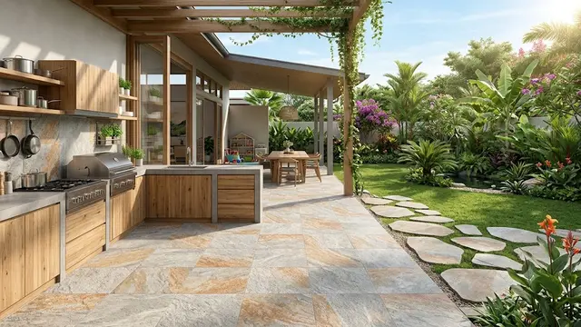Desain Dapur Terbuka agar Tidak Panas