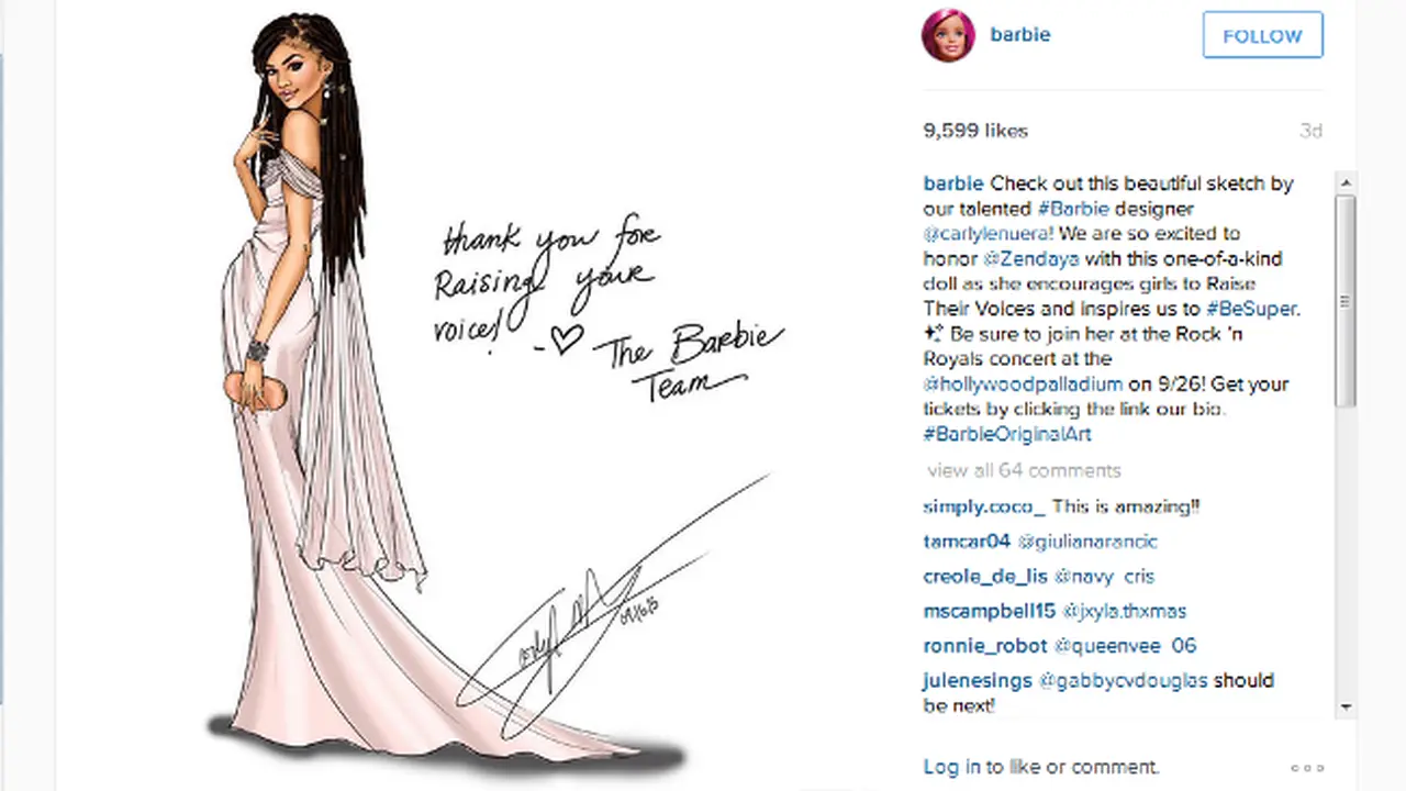 Barbie Zendaya Coleman 0915