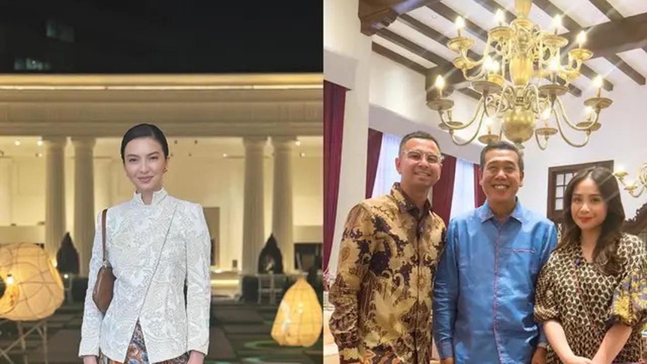 6 Pesona Artis di Reopening Museum Nasional, Raline Shah Berkebaya Janggan hingga Nagita Slavina Pakai Dress Batik