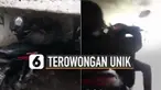 Ada yang unik dengan terowongan satu ini. Karena pengendara motor harus menunduk jika ingin melewatinya.