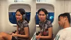 Pratama Arhan dan Azizah Salsha lagi-lagi memamerkan kemesraan mereka yang bikin baper netizen. Keduanya diketahui sedang dalam perjalanan naik kereta cepat Shinkansen dari Tokyo ke Kyoto. Di momen itu, Zize tampak berekspresi jahil, bercanda meledek suami yang tertidur di sebelahnya. (Liputan6.com/IG/@vickyalaydrus)
