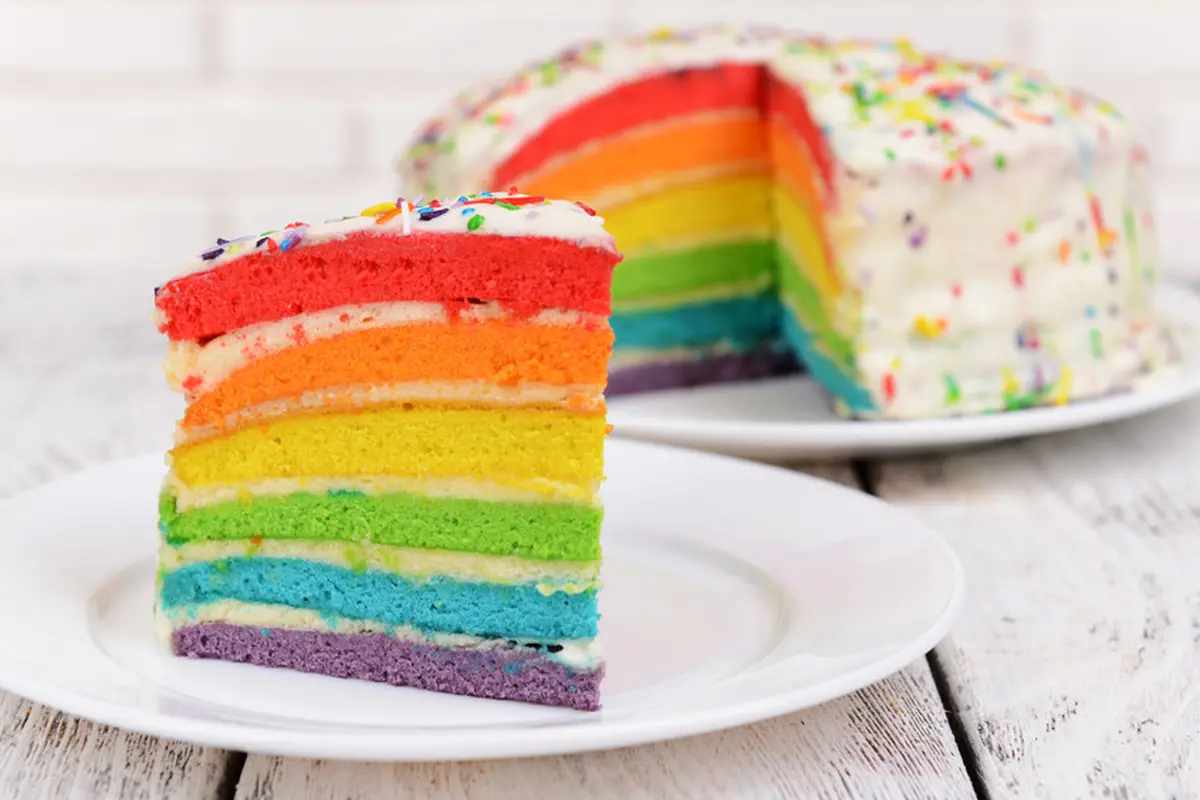 rainbow cake