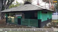 Rumah tahan gempa pakai teknologi risha (Foto:Dok Kementerian PUPR)