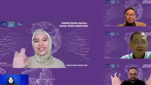 Webinar Kemenkominfo dengan tema “Konsep Bisnis Digital: Digital Marketing” (Istimewa)