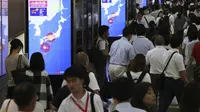 Imbauan Topan Jebi di Jepang (KYODO NEWS AGENCY)