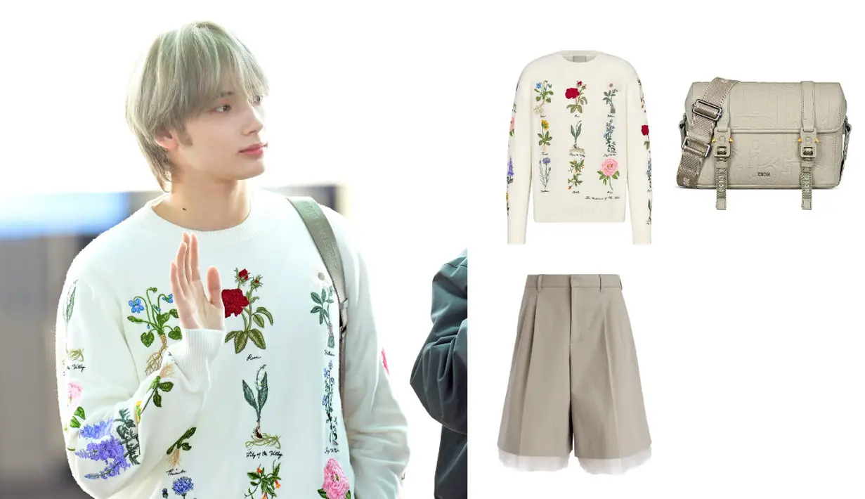 <p>Kenakan Dior, TOMORROW X TOGETHER (TXT)&nbsp;tampil bergaya preppy look di Paris. [Foto: Instagram/ Dior]</p>