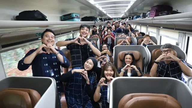 Promosi Kereta Luxury, KAI Ajak 60 Seleb dan Influencer Jalan-jalan ke Surakarta