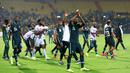 Tim Super Eagles ini merupakan salah satu negara top sepak bola di benua Afrika yang selalu melahirkan pemain kelas dunia dari masa ke masa. Nigeria telah mengoleksi tiga gelar juara Piala Afrika pada edisi 1980, 1994 dan 2013. (AFP/Daniel Beloumou Olomo)