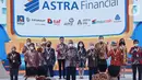 Booth Astra Financial & Logistic GIIAS 2021 secara resmi dibuka pada pameran GIIAS 2021 di ICE BSD, Tangerang Kamis (11/11/2021). Tujuh Lembaga menawarkan promo unggulan diantaranya suku bunga yang rendah dan program yang menarik. (Liputan6.com/HO/Astra Financial)