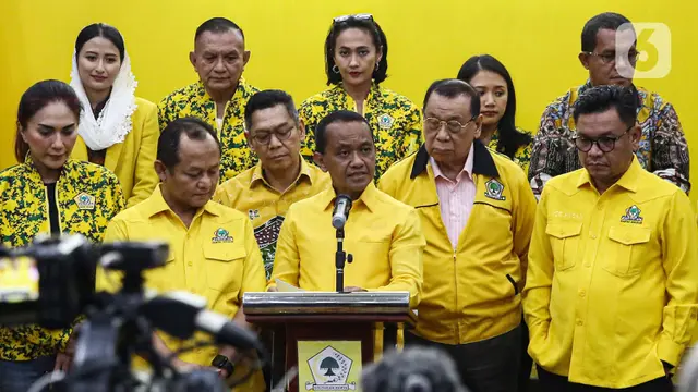 Sah, Bahlil Lahadalia Umumkan Pengurus Baru Partai Golkar