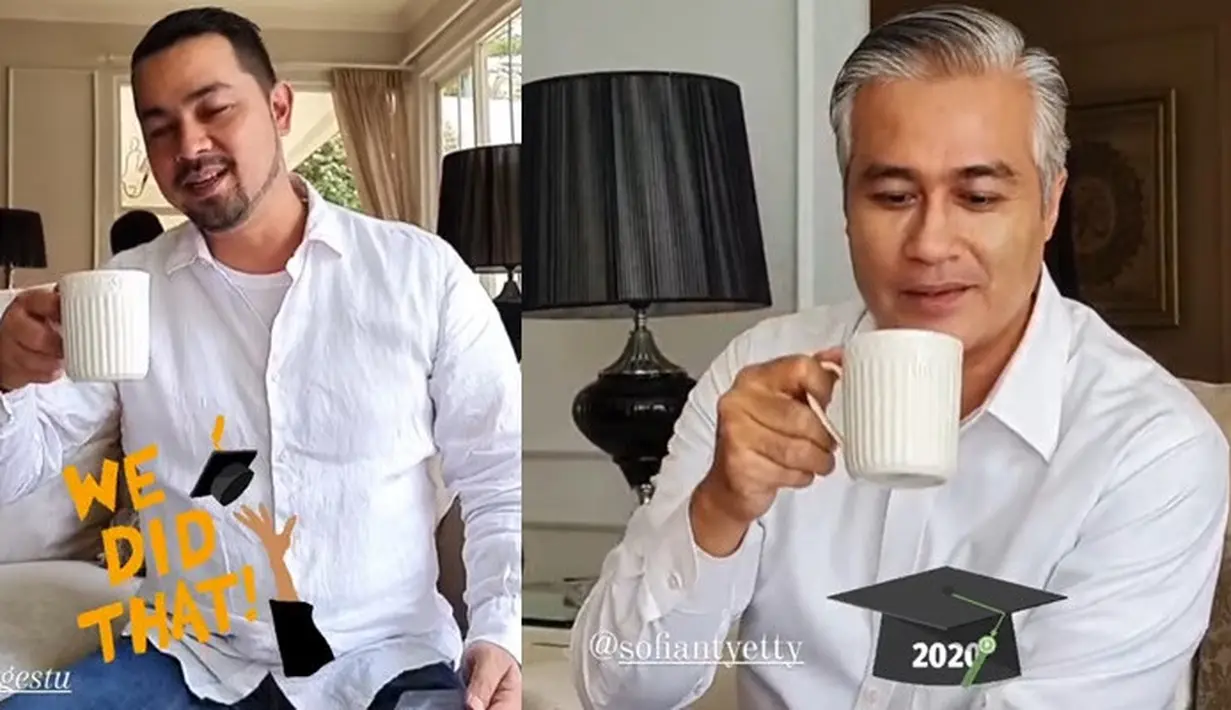 Adjie Pangestu dan Annisa Trihapsari Hadiri Wisuda Anak (Sumber: Instagram/hapsarianissa29)