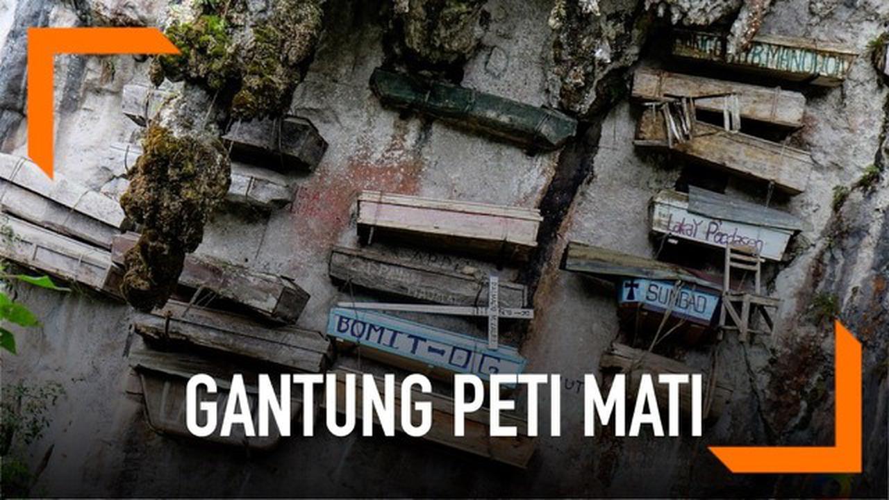 VIDEO: Tradisi Unik Suku Filipina, Gantung Peti Mati di Tebing