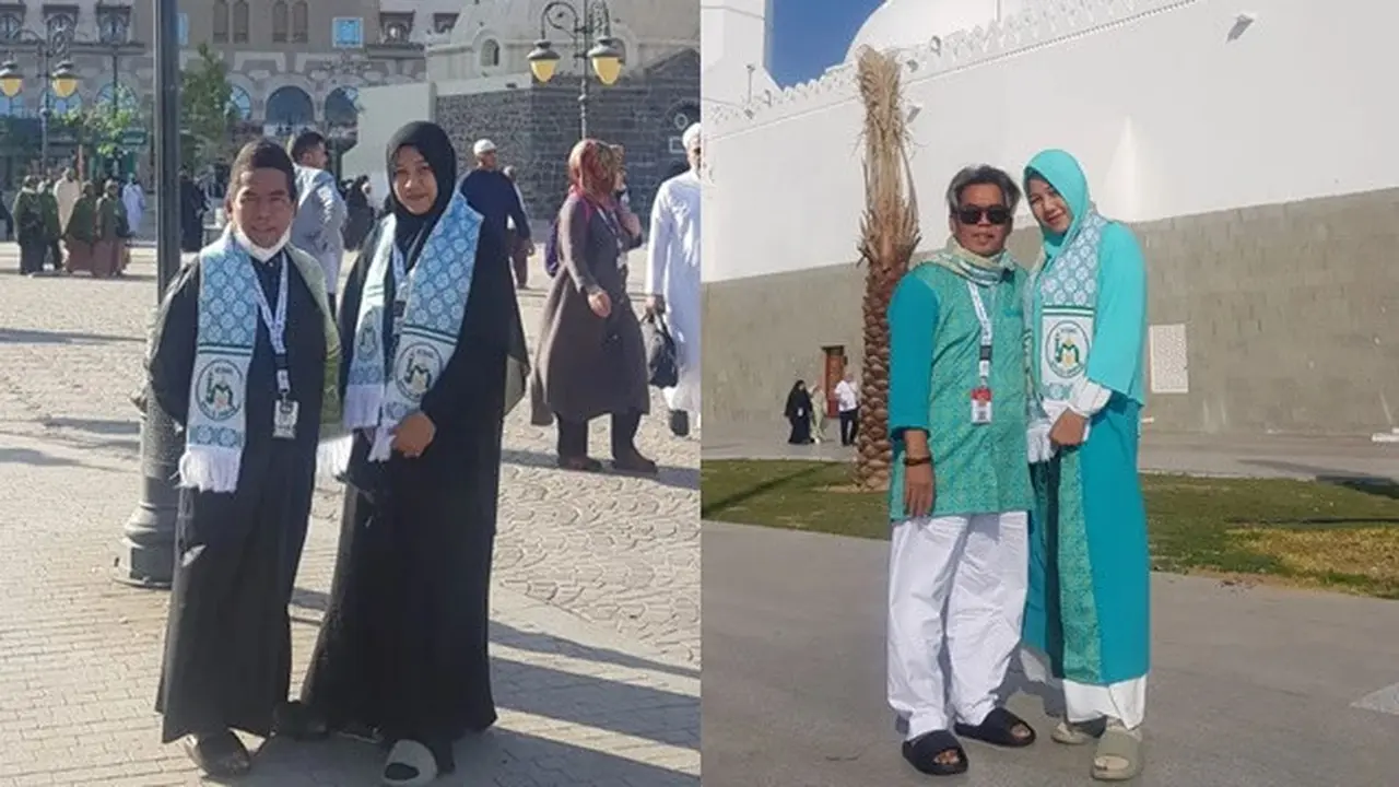Hadiah dari Raffi Ahmad, Ini 6 Potret Bopak Castello dan Istri Jalani Umrah