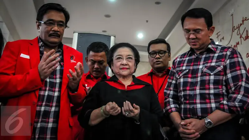 20160921-Megawati Antar Ahok-Djarot Daftar ke KPU Jakarta-Jakarta