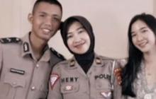 Potret Ibu & Anak Sama-sama Polisi Satu Kantor, Razia Bareng Sampai Malu Sama Senior