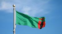 Bendera nasional negara Zambia (AP)