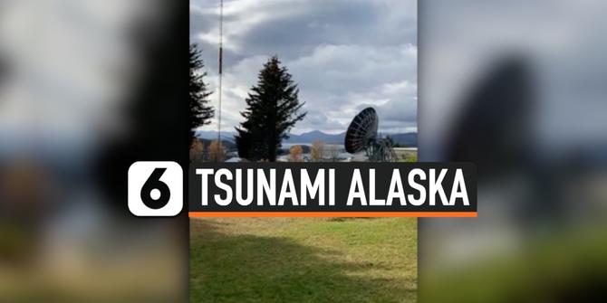 VIDEO: Gempa Magnitudo 7,5 Picu Gelombang Tsunami di Alaska