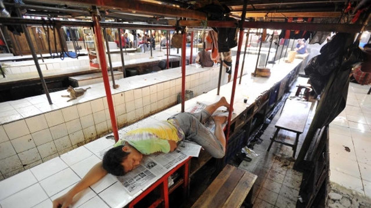Harga daging melonjak, pedagang di Pasar Senen mogok berjualan