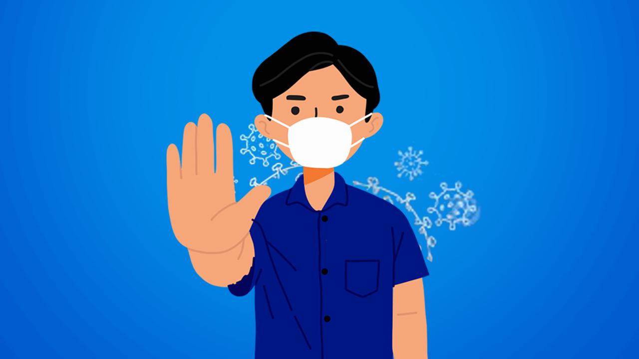 Banner Infografis 4 Indikator Cegah Penularan Covid-19