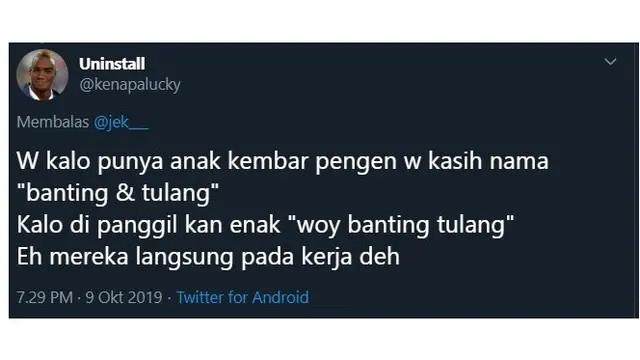 Nama Anak Kembar Versi Netizen Ini Bikin Ketawa Ngakak