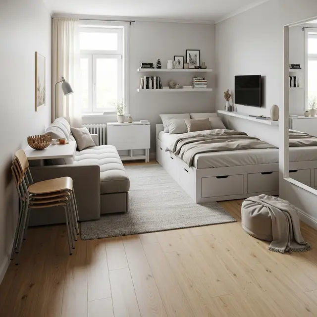 Cara Menata Furniture Besar di Ruangan Kecil agar Tidak Sesak