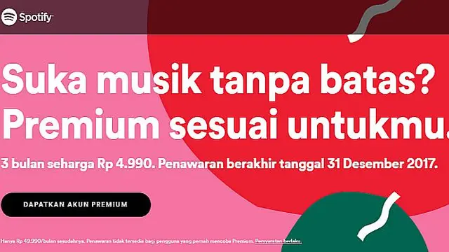 Layanan Spotify di Indonesia