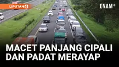 H-4 JELANG IDUL FITRI 2025, TOL CIPALI SUBANG PADAT MERAYAP
