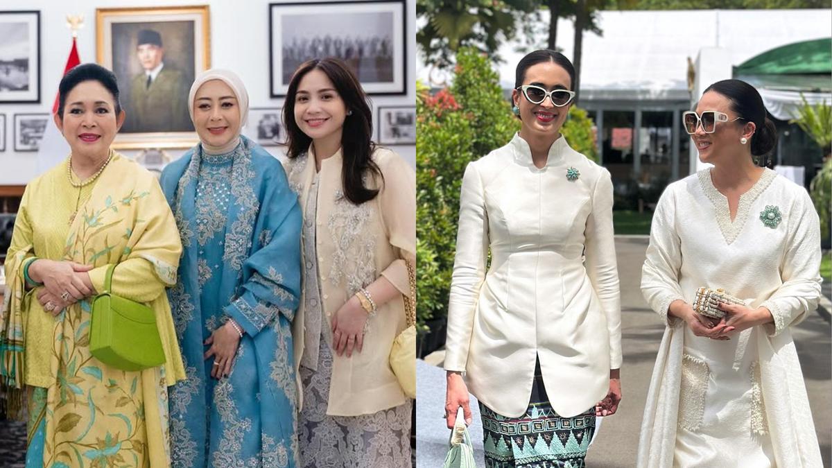 Gaya Keren Tamu Undangan Open House Presiden Prabowo Subianto, Dari Nagita Slavina, Titiek Soeharto hingga Menpar Widi Wardhana