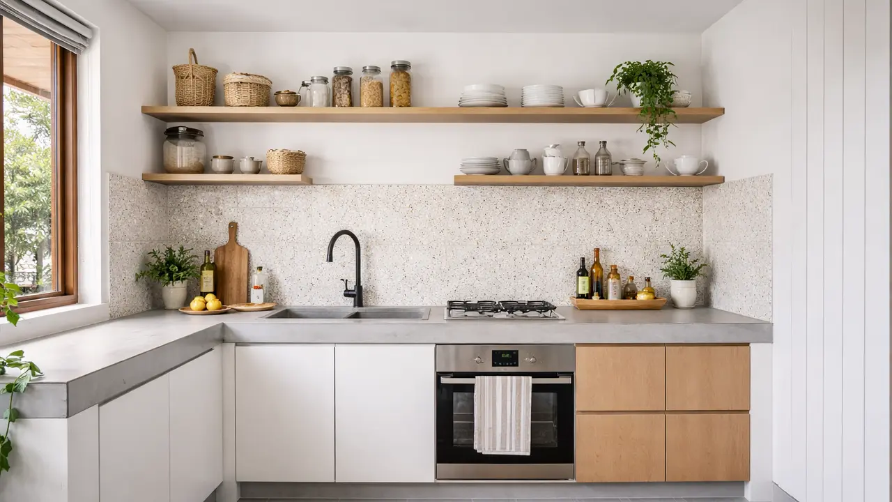Model Meja Dapur Cor Minimalis (Foto: ChatGPT