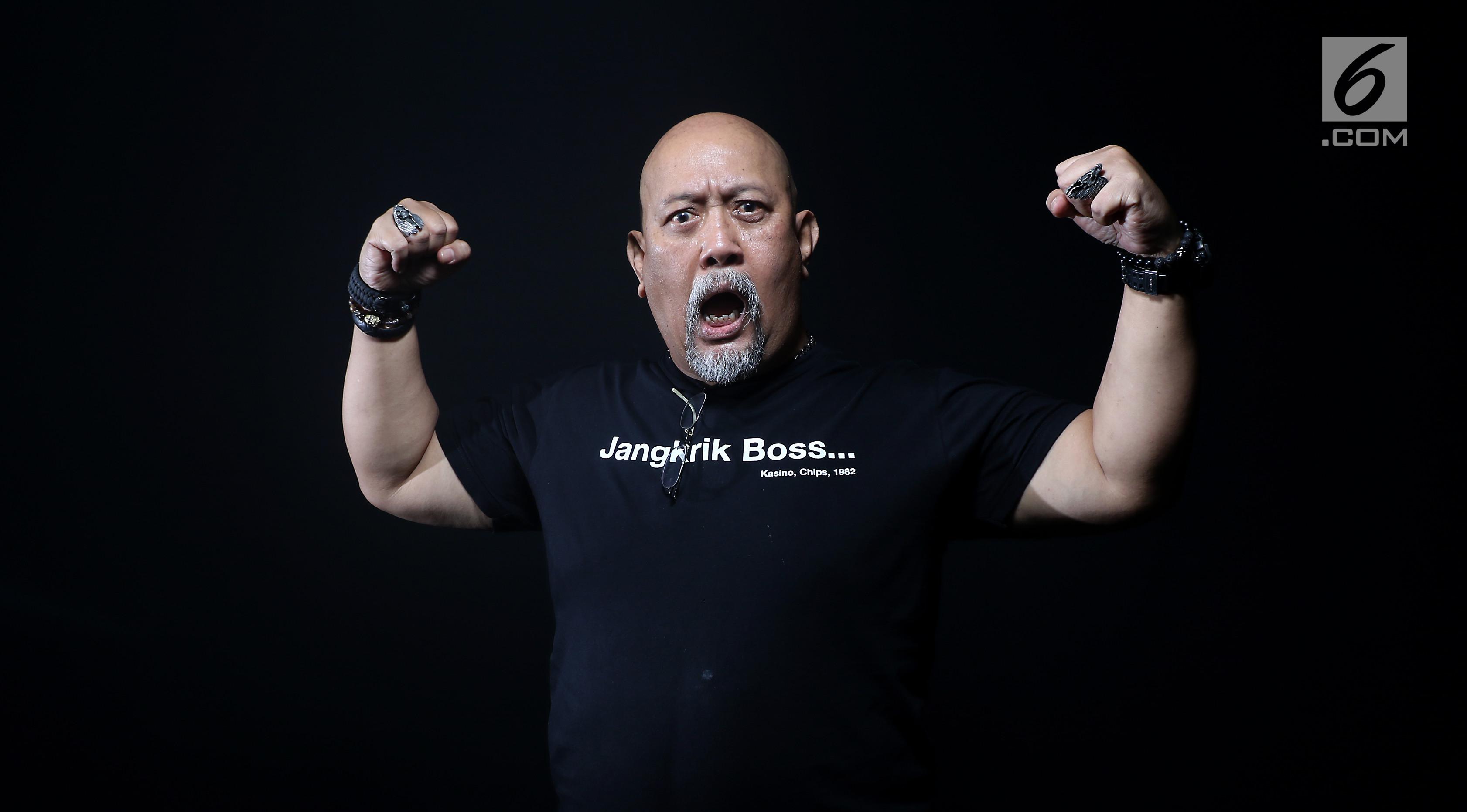  Komedian legendaris Indro Warkop  (Liputan6.com/Fatkhur Rozaq)