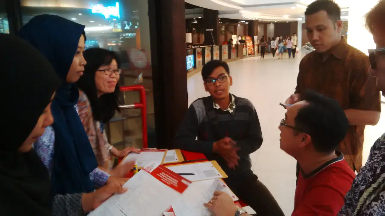 Posko TemanAhok di Mal Senayan City