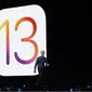 Apple memperkenalkan iOS 13 dalam ajang WWDC 2019 (Foto: James Martin/ CNET)