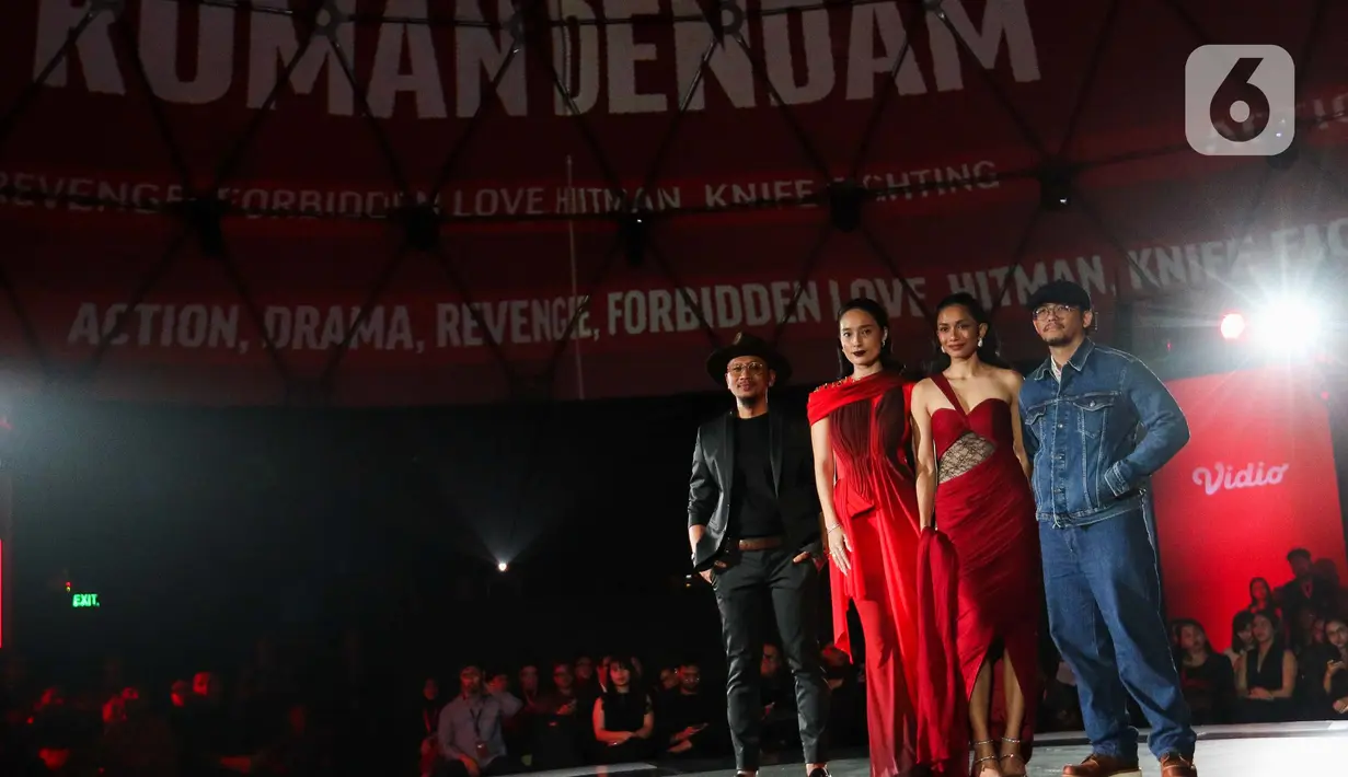 Vidio memamerkan deretan pemain bintang original series yang akan dirilis sepanjang tahun 2025. (Liputan6.com/Herman Zakharia)