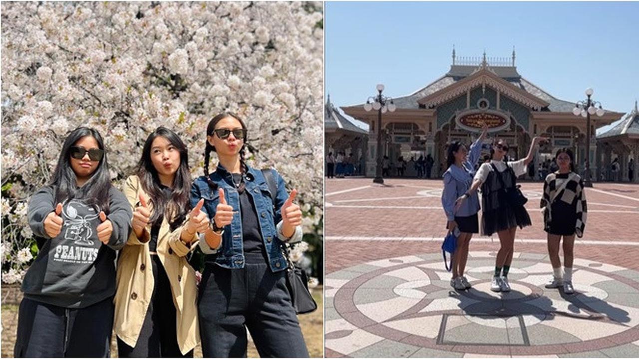 6 Potret Yuki Kato Bareng Reina dan Sakura, Dua Adiknya yang Keturunan Jepang