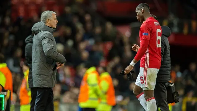 Jose Mourinho dan Paul Pogba