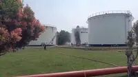 Kebakaran di Depo Pertamina Luwu, 2 Pekerja Alami Luka Bakar