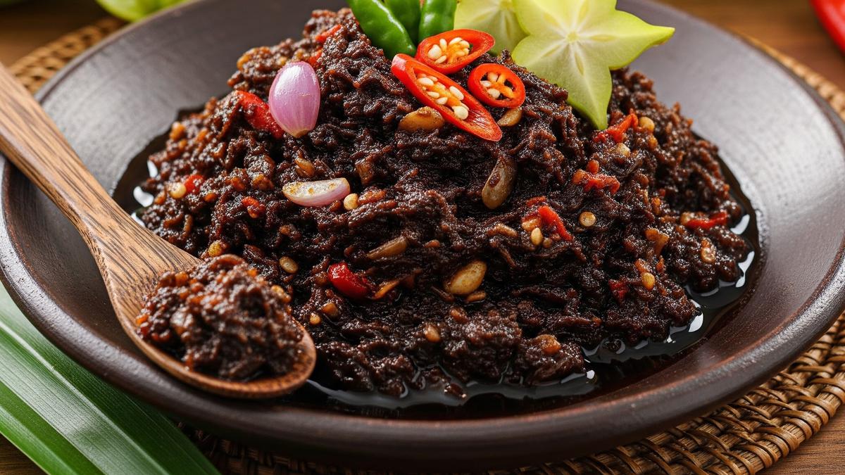 Cara Buat Sambal Hitam Belimbing Buluh yang Legit dan Tahan Lama