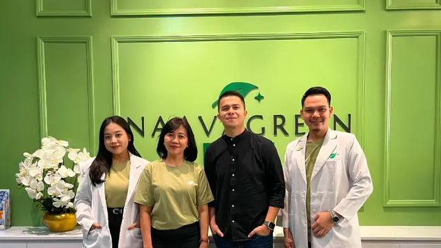 Handika Pratama bersama tim Naavagreen Plus.