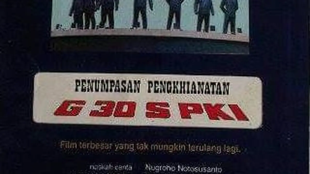 Poster film Pengkhianatan G30S/PKI. (Foto: Koleksi Pribadi Daniel Irawan)