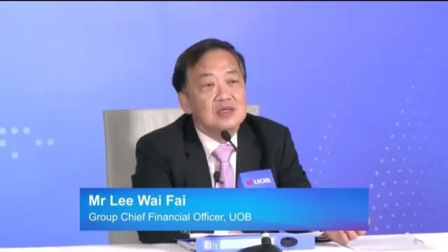 CFO UOB Group Lee Wai Fai  dalam konferensi pers akuisisi bisnis Citibank di empat negara.