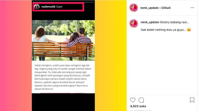 Unggahan Suami Krisdayanti