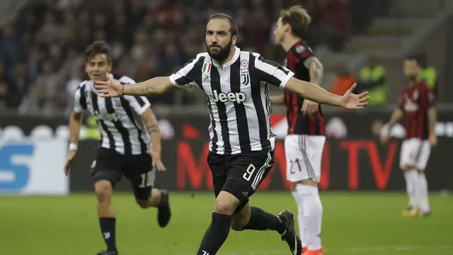 Gonzalo Higuain, AC Milan vs Juventus